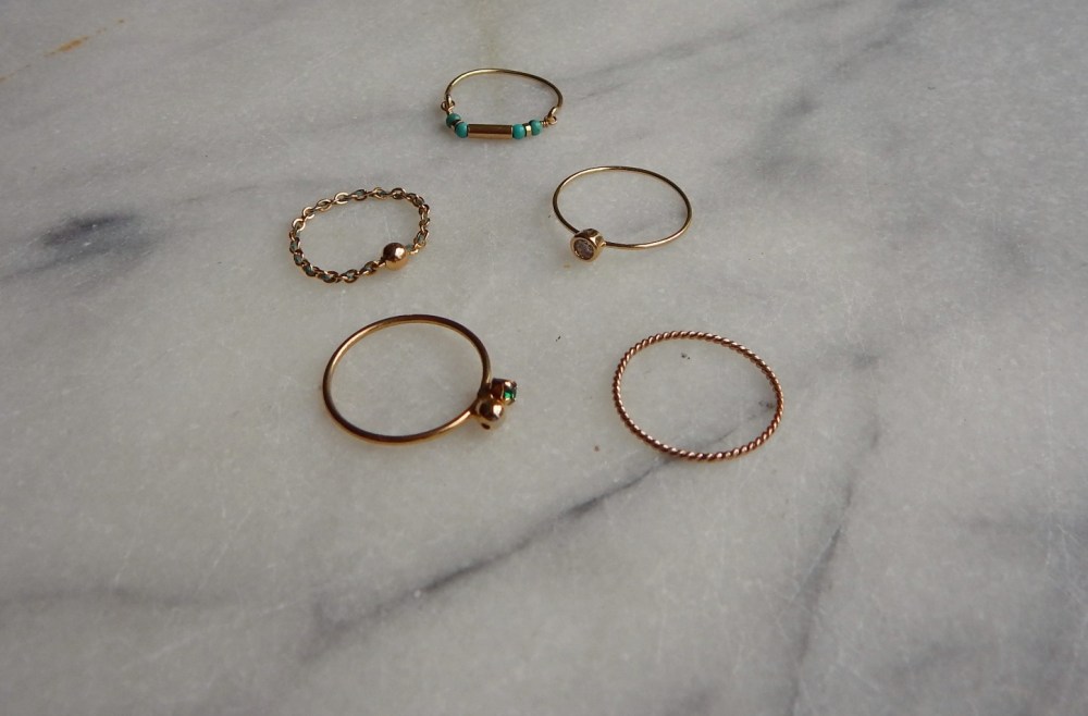 Rings I bought lately